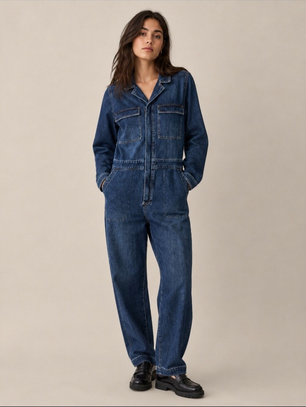 NWT Madewell Denim Utility Coveralls in Dewitt Wash Size Medium